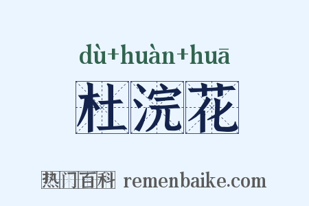 杜浣花是什么意思的图片